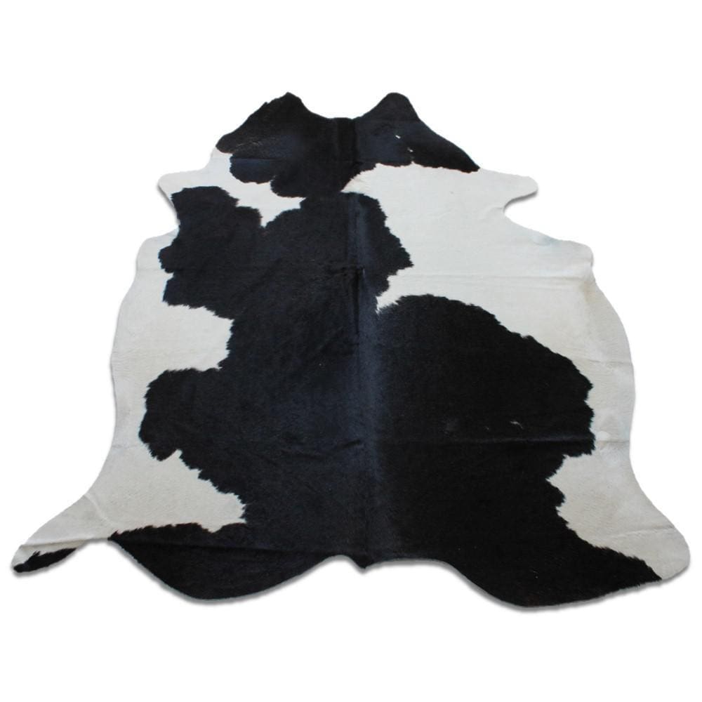 Tapete De Couro Preto E Branco - Grande