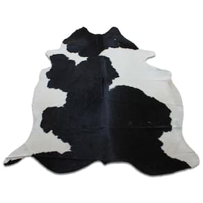 Tapete De Couro Preto E Branco - Grande