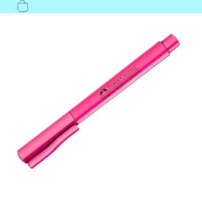Marca Texto Superfluorescente Faber-Castell 12Un Tinta:Rosa