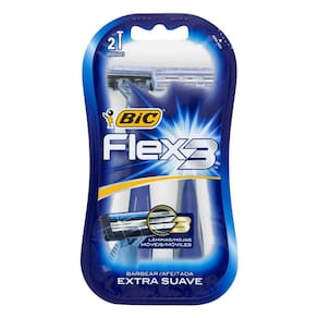 Aparelho de Barbear Bic Flex 3 Extra Suave com 2 Unidades