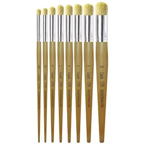 Kit 6 Pincéis Stencil 8 Unidades - Pitua Sintético