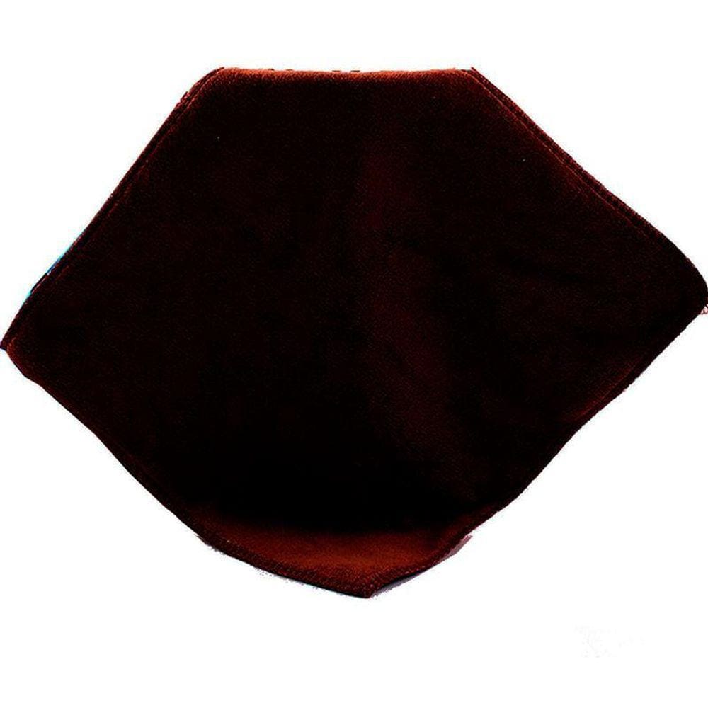 Panos De Microfibra Multiuso 3 Peças Cor Marrom 30X30