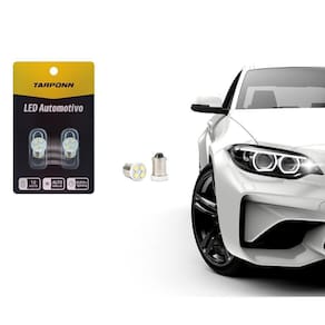 Par Lâmpada Led Farolete 69 Ba9 4 Leds 3528 12V