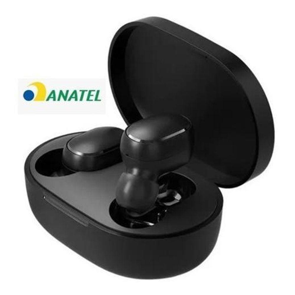 Fone De Ouvido In-Ear Bluetooth Preto Anatel-