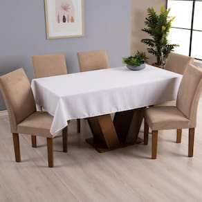 Toalha De Mesa Para 4 Lugares 1 Peça Oxford