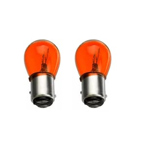 2X Lâmpada Halogena 2 Polos 12V 21/5W Bay15D Ambar Amarela