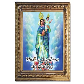 Santinho Nossa Senhora Da Cabeça 500 un. c/ oração no verso