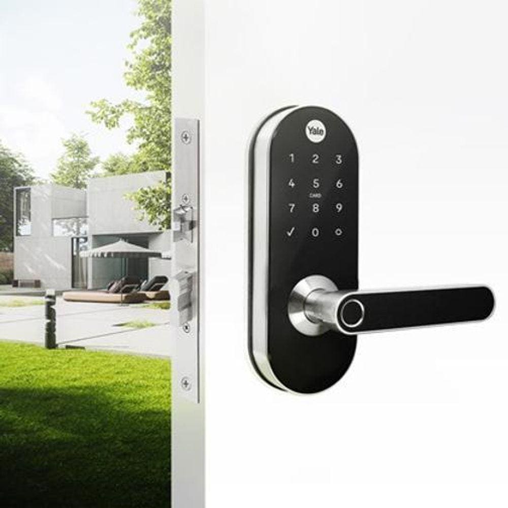 Combo Fechadura Digital Ymc 420 W Com Yale Connect