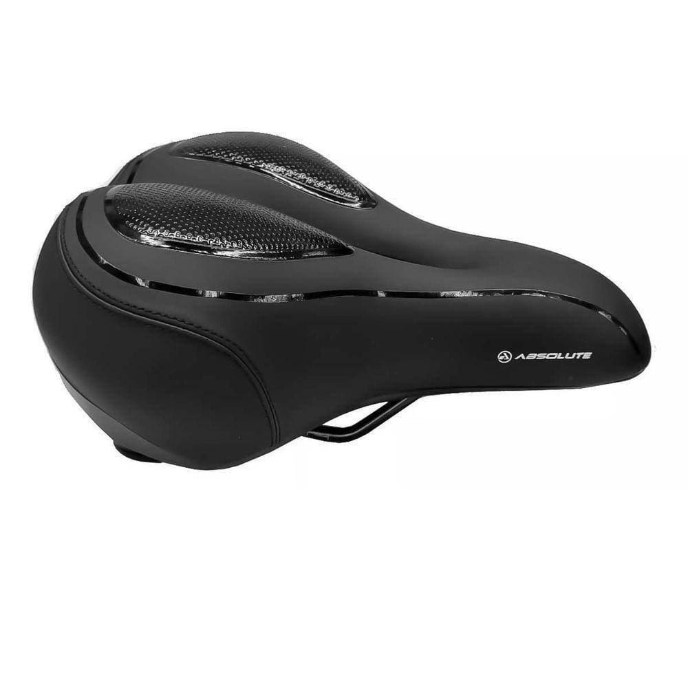 Selim Absolute Comfort Gel Preto Vazado - Banco de Bicicleta
