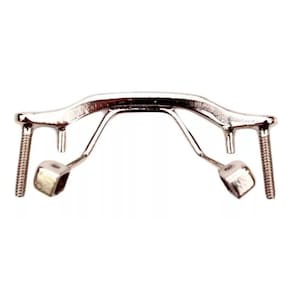 Ponte Plaqueta Metal Armação 3 Peças Silhouette Prateado