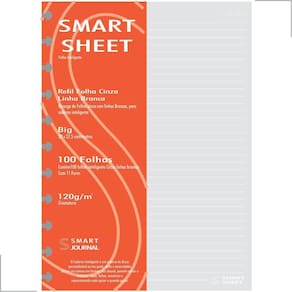 Refil Caderno Inteligente Discos 120g 100 Fls Pauta Branca G
