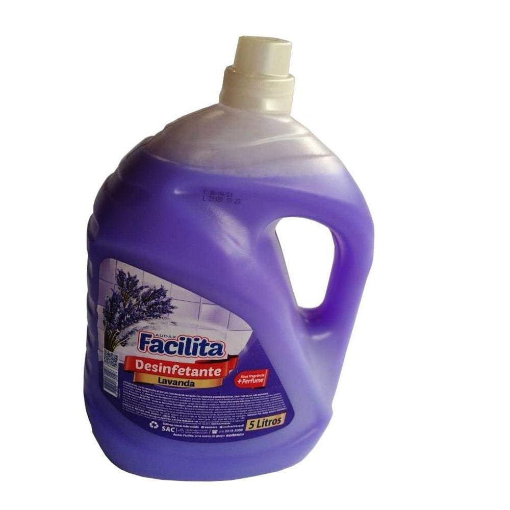 Desinfetante Perfume Lavanda Bombona 5 Litros Facilita Audax
