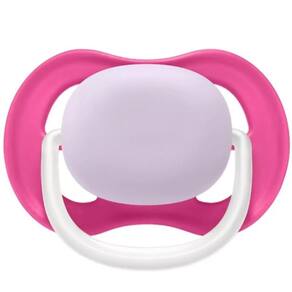 Chupeta Ultra Air Happy Lisa 6-18M Rosa Philips Avent