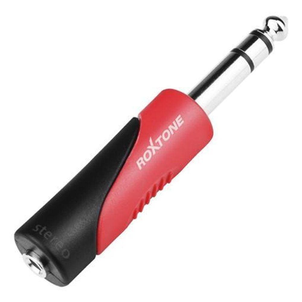 Adaptador P2 x P10 Stereo Roxtone Rpan240 - Vermelho