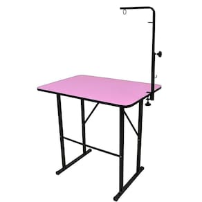 Mesa De Tosa Sem Prateleira Com Girafa Pet Shop Rosa