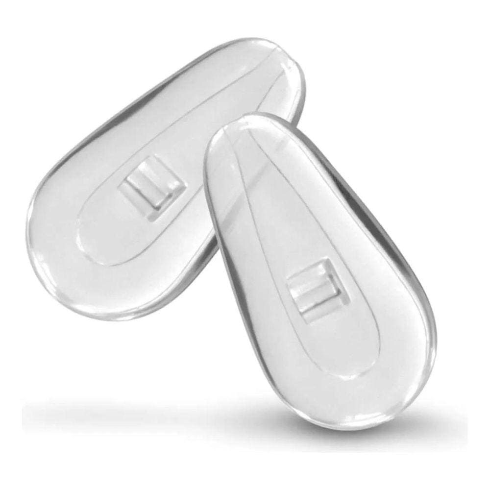 Plaqueta Silicone Extra Macia Óculos Transparente 12mm