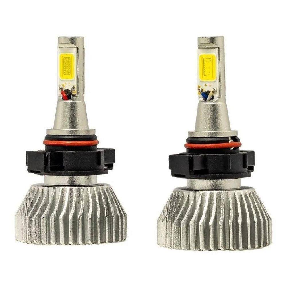 Kit Lâmpada De Led H16 5202 Automotivo 30W V10 Luxled