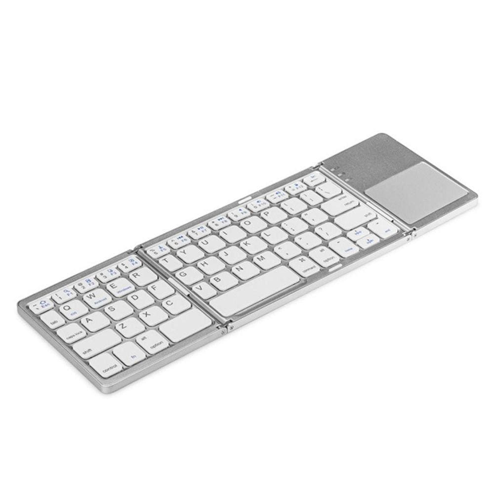 Mini Teclado Portátil Dobrável Bluetooth Para Tablet Celular