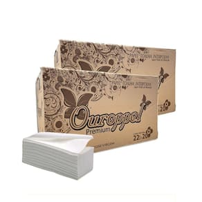 Papel Toalha Interfolha Ouropel 22X20 4800 Folhas Kit 2