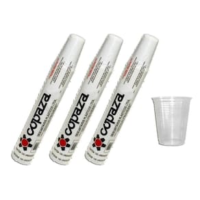 Copo Plástico 180Ml Branco Pacote C 100U Kit 3