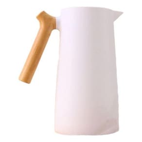 Jarra Garrafa Térmica Alça Curvada 1000Ml Café - Branco