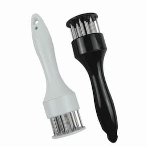 Amaciador Batedor de Carne Bife Com Furador Manual Aco Inox