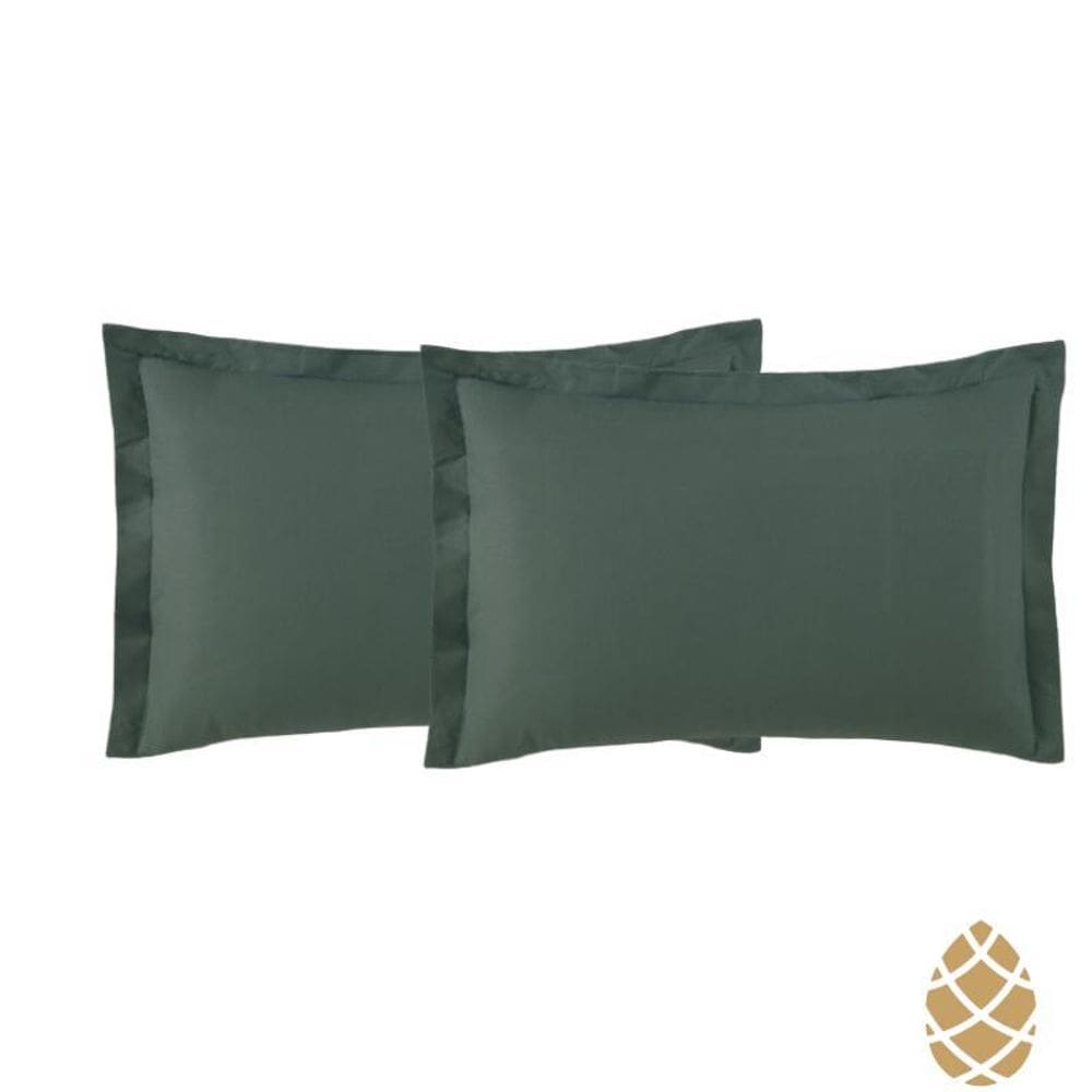 Kit 2 Fronhas Toque Acetinado 35X50 Altenburg Verde