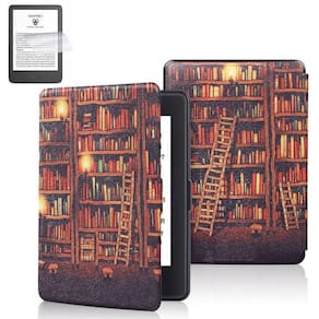 Case Couro Estampada Para Kindle 11 C2V2L3 + Pel. Plástico