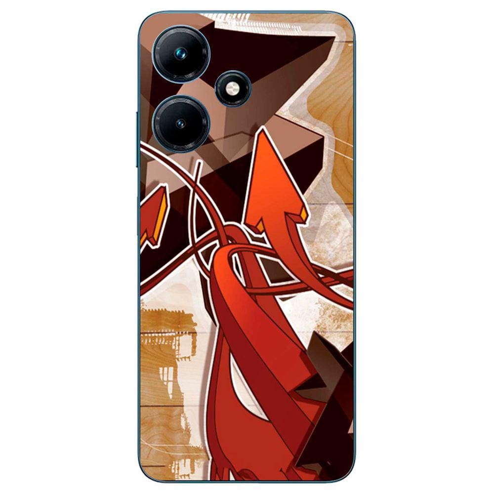Capa Adesivo Skin071 Verso Para Infinix Hot 30i NFC (X669D)