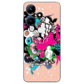 Capa Adesivo Skin104 Verso Para Infinix Hot 30i NFC (X669D)