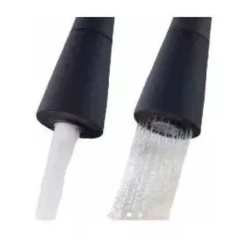 Tubo Flexível Preto De Silicone Com Arejador 51cm
