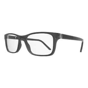 Óculos Armação Hb M.010429 Masculino Retangular Fosco Cinza