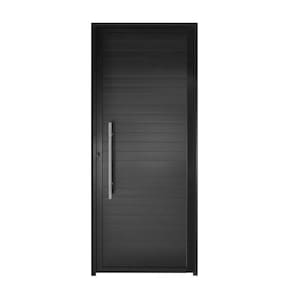 Porta Lambril C/Puxador Alumínio Preto 2.10 x 0.80 - Hale