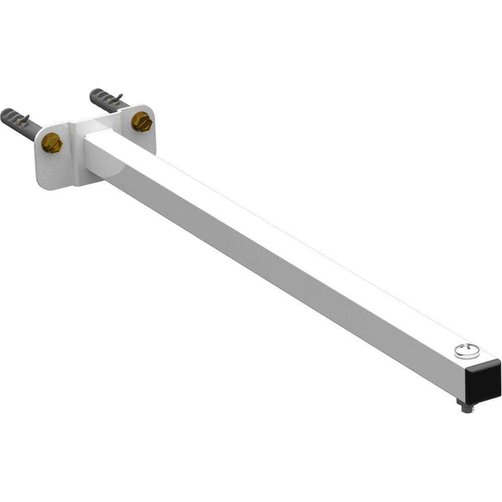 SUPORTE REFLETOR BASE RETA BRAÇO 40 CM Branco