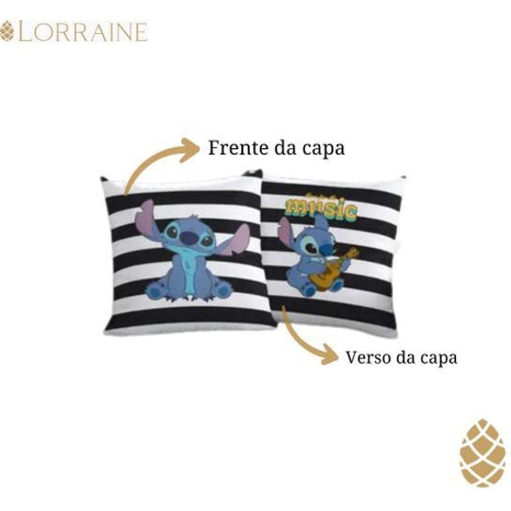 Capa De Almofada Bella Janela Personagens 45X45 Decorativa