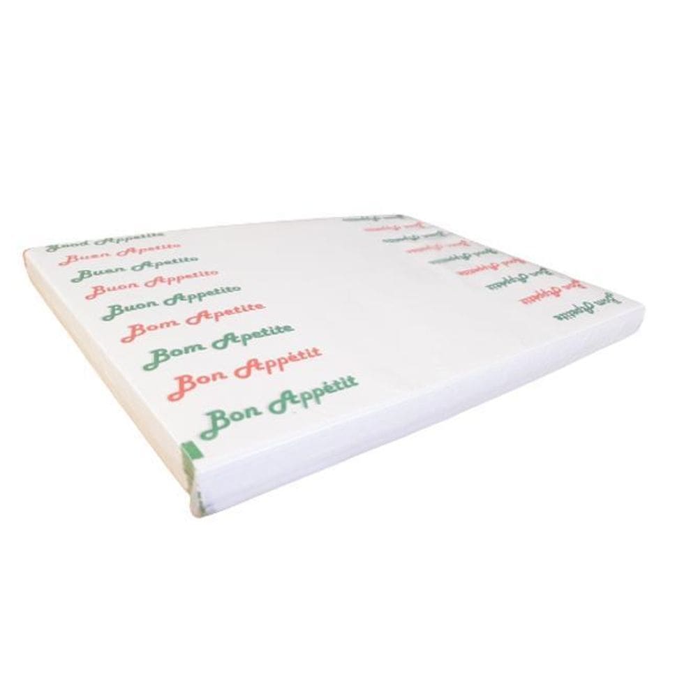 Toalha Americana Forrar Bandeja Krat/ Branca/ Bom Apetites