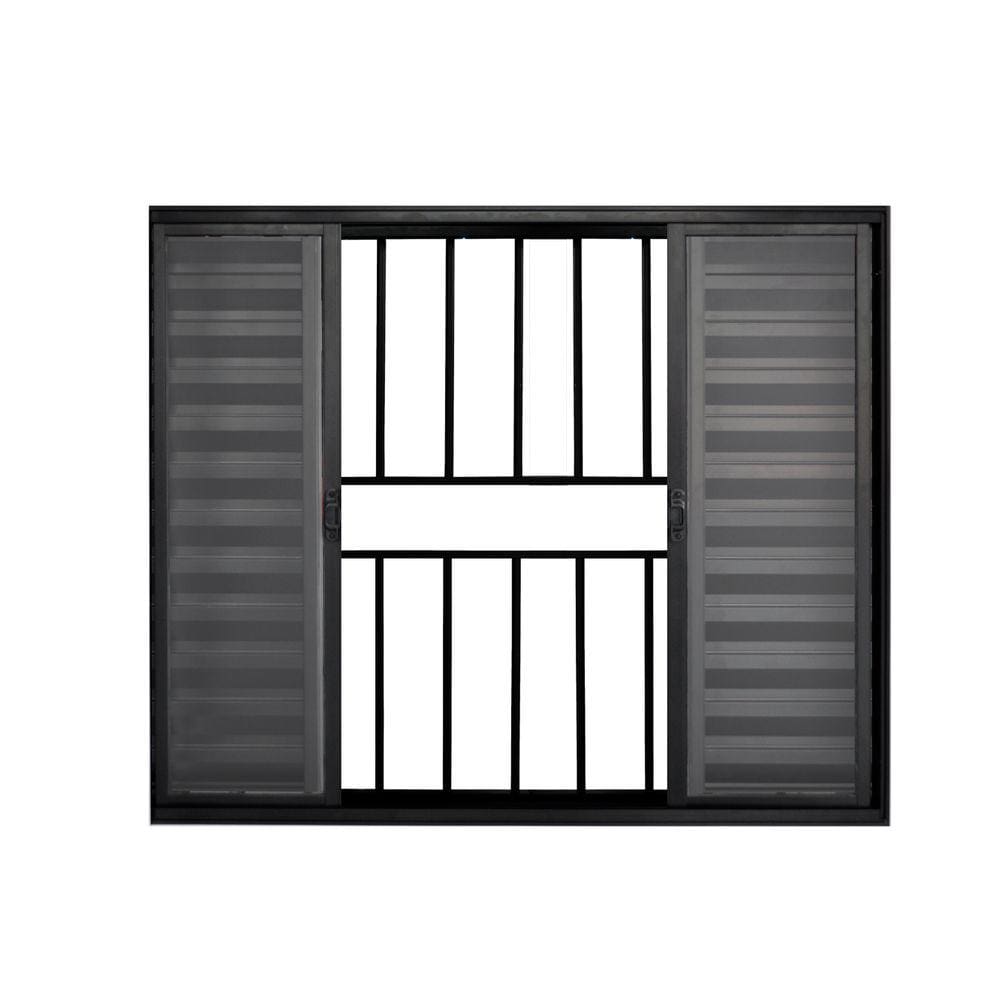 Veneziana de Correr 6 Folhas C/Grade 1.00 X 1.50 - Hale