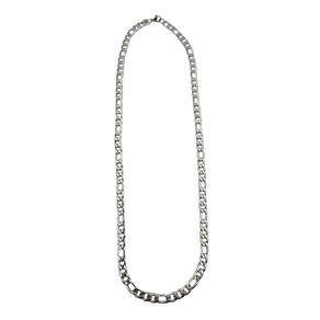 Corrente Colar Cordão Masculino 60Cm Largura 7Mm 3X1 Em Aço