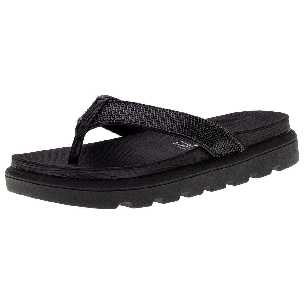 Sandália Feminina Flat Vizzano - 6459127 - 37 - Preto