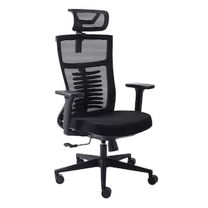 Cadeira De Escritorio Ergonômico Preto Elements Vertta
