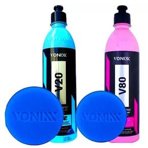 V20 Refino Remove Riscos + V80 Selante Protecao + Aplicador