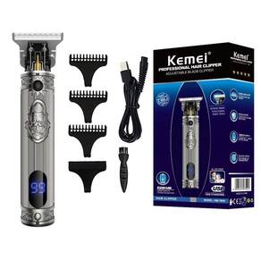 Máquina Cortar Cabelo Barba Kemei Km-700H Lcd Digitaldisplay