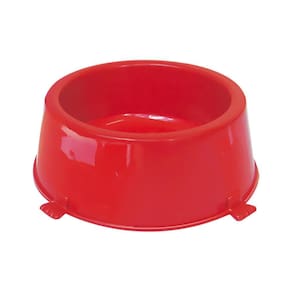 Comedouro plastico Classic n2 - 1.080 ml vermelho