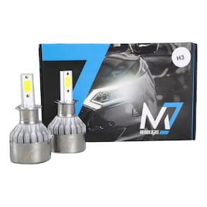 Kit Lâmpada Super LED M7 H3 6500K 3000 Lumens 50W - 12v