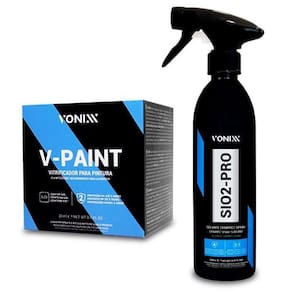 Kit Vitrificacao + Manutencao Vonixx - V Paint E Sio2 Pro