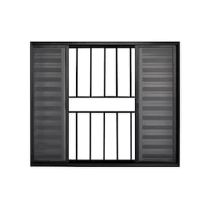 Veneziana de Correr 6 Folhas C/Grade 1.00 x 2.00 - Hale
