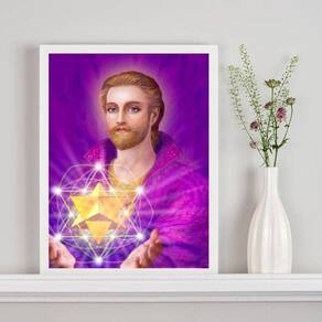 Quadro Decorativo Mestre Saint Germain 24X18Cm - Com Vidro