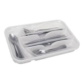 Porta Talheres Organizador De Gaveta Com Tampa Sem Bpa