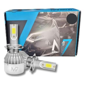 Kit Lâmpada Super LED M7 H27 6500K 3000 Lumens 50W - 12v
