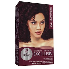 Haskell Tonalizante 366 – Castanho Escuro Vermelho Intenso